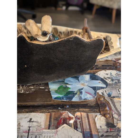 1963 C Alan Johnson Whale Feast Scene - Extremely Rare Inuit Figurine Decor - Picture 8 of 10